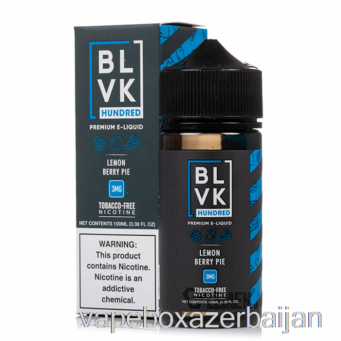 Vape Smoke Lemon Berry Pie - BLVK - 100mL 0mg